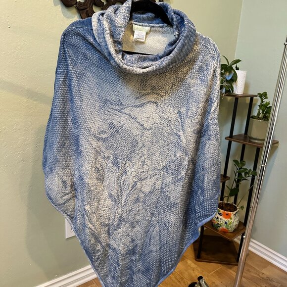 Petanu by Pashma Cowl Neck Poncho - Picture 1 of 4